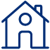 Icon illustration of a house.